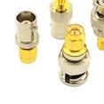 thumbnail image 2 of SMA a BNC Kits Adaptador coaxial RF Conector Coaxial macho hembra Reemplazo de combinación 4/8 Piezas Yuarrent TX1013-01, 2 of 2