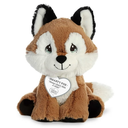 Aurora - Small Brown Precious Moments - 7.5" Smarty Fox - Adorable Stuffed Animal