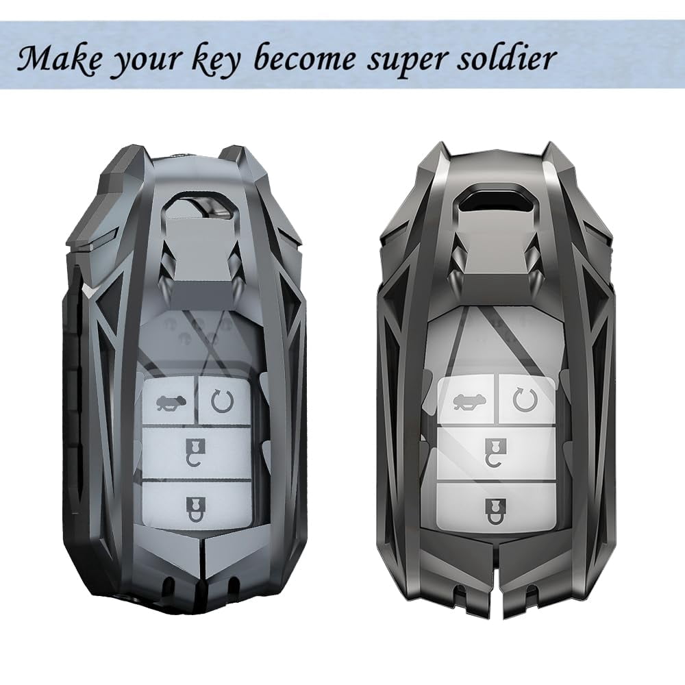 alloy Compatible Key fob Cover for Honda Accord Civic CRV Pilot Ridgeline Passport EX SI Touring 3 4 5 6 buttons