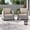 Beige, variant on ACEGOSES Outdoor Patio Wicker Chairs Set of 2, Gray Rattan Seating with Thick Cushions for Lawn or Poolside, Red