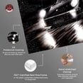 thumbnail image 4 of Night Run Racing Car Print Man Cave Canvas Wall Art by Notoriart, Gallery Wrapped, 54"x36", 4 of 7