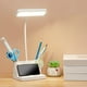 thumbnail image 1 of Lámpara de escritorio LED de lectura regulable con portalápices y soporte para teléfono, luz de flexible, luces nocturnas de Salvador Luz de la lámpara de escritorio, 1 of 10