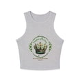 thumbnail image 4 of Womens Micro Rib Racer Tank Top, 4 of 6