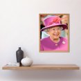 thumbnail image 2 of Rouse Portrait Smiling Queen Elizabeth II England Royal Majesty Photograph Art Print Framed Poster Wall Decor 12x16 inch, 2 of 5