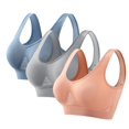 thumbnail image 2 of Womens Sports Bras Seamless Sports Bra Wirefree Yoga Bra With Removable Pads Sport Bras for Women Multicolor8 5XL, 2 of 6