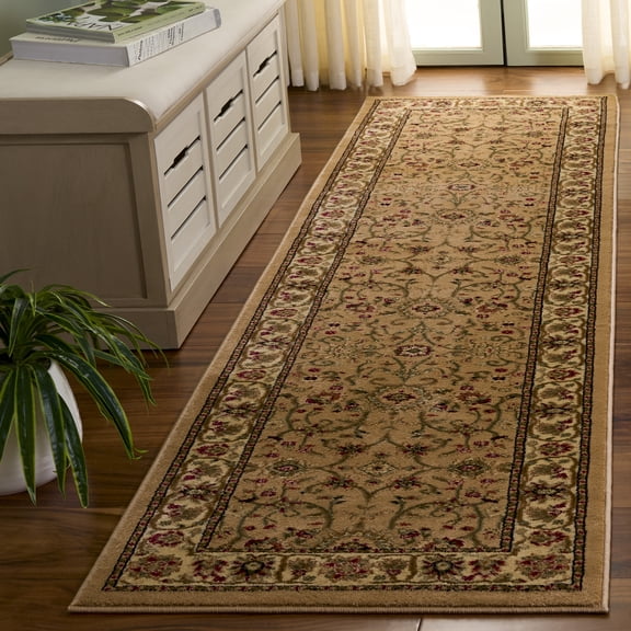Safavieh Lyndhurst Victoria Floral Runner Rug, Beige/Ivory, 2'3" x 18'