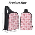 thumbnail image 3 of Rocae Strawberries for Lightweight Chest Bag Dual Pocket, Waterproof Crossbody Sling Bag for Men and Women, 3 of 8