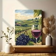 thumbnail image 6 of Vintage Vineyard Wine Glass Canvas Wall Art， Perfect for Living Room， Dining Room， Kitchen， Bedroom， and Office Decor, 6 of 8