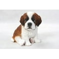 thumbnail image 2 of Statue d'Animal de Jardin Saint Bernard Chiot, 2 of 5