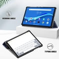 thumbnail image 4 of Epicgadget Case for Lenovo Tab M10 HD (2nd Gen) TB-X306F/TB-X306X 10.1 Inch Tablet (2020 Released) - Lightweight Slim Shell Tri-fold Stand Auto Wake/Sleep Folio Cover Case (Navy Blue), 4 of 5