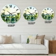 thumbnail image 4 of Designart 'Landscape With Old Bridge In The Countryside' Traditional Wall Clock, 4 of 5