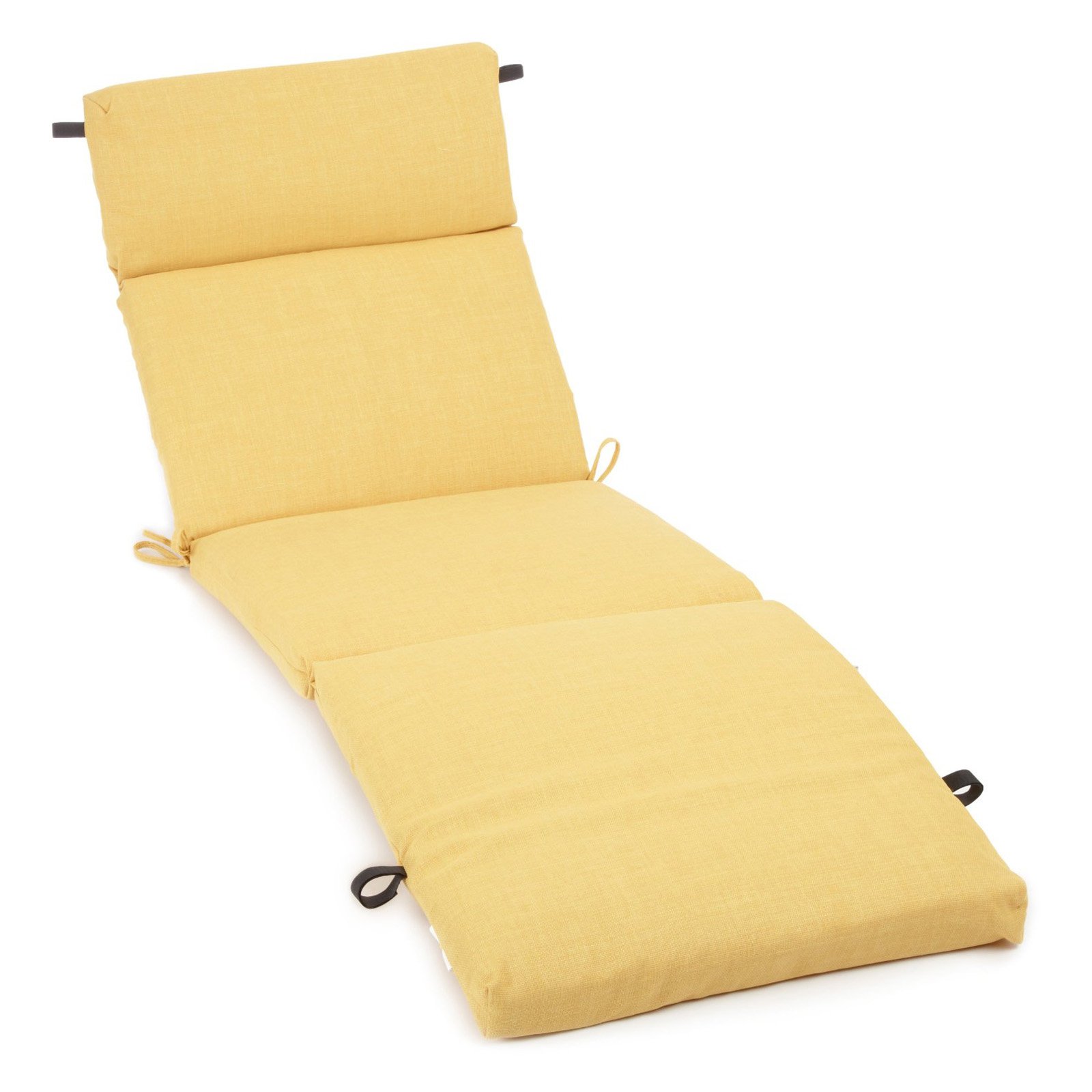 Blazing Needles Outdoor 72 x 22 in. Solid Patio Chaise Lounge Cushion