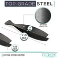 thumbnail image 4 of O'Creme Fish-Bone Tweezers with Wide Tip Black, 4 of 6