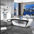 thumbnail image 4 of Executive Office Writing Desk Wooden Manicure Table Gaming Desk Table Desktop Meeting Mesa Escritorio Nordic Furniture My Lux Decor Round, 4 of 17