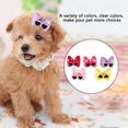 thumbnail image 4 of Lazos Para El Pelo De Gato, Accesorios De Aseo Con Banda Elástica, 25 Uds. Lazos Para El Pelo De Mascotas, Poliéster No Tóxico Para Gatos, Mascotas, Perros Pequeños, Animales ANGGREK Medium Dog Hair Bows, 4 of 8