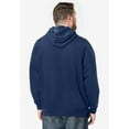 thumbnail image 3 of KingSize Men's Big & Tall Fleece Pullover Hoodie - 2XL, Navy, 3 of 6