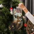 thumbnail image 5 of Uemuo American Wildlife Deer Forest Print Christmas Stockings, 18inch Xmas Hanging Stocking Decorations for Christmas Party Family Decor, 5 of 7