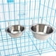 thumbnail image 2 of Comedero para mascotas, cuenco de alimentación para mascotas de acero inoxidable duradero, cuenco de alimentación colgante para mascotas, mejore su experiencia, 2 of 8