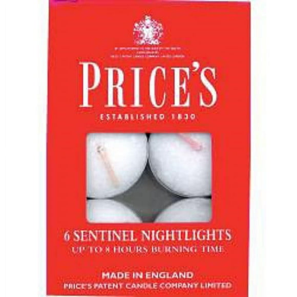 Prices Candles Veilleuses Sentinelles (Pack de 6)