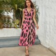thumbnail image 5 of Leopard Print Pattern Sleeveless Dress Female Clothing Dress Women Summer 2025 Dress, 5 of 7