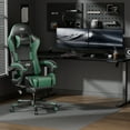 thumbnail image 6 of HLDIRECT Gaming Chair with Pocket Spring Cushion, Video Game Chair, Gaming Computer Chair for Adults with Headrest and Lumbar Support, Black & Green, 6 of 7