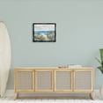 thumbnail image 3 of Stupell Industries Tranquil Beachside Flower Meadow Ocean Sailboats Scene Painting Luster Gray Floating Framed Canvas Print Wall Art, Design by Nan, 3 of 5