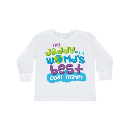 

Inktastic World’s Best Coal Miner Daddy Gift Toddler Boy or Toddler Girl Long Sleeve T-Shirt