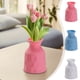 thumbnail image 1 of Jarrón de plástico para casa | Oficina | Decoración de bodas y eventos: plástico duradero y liviano | Diseño elegante | Azul Rosa Blanco | Para flores frescas o artificiales | 1 Pieza | los, 1 of 7