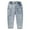 Blue-5086, variant on KIDSCOOL SPACE Retro Toddler Little Kid Rippd Holes Elastic Waist Fashion Jeans