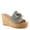 GREY SUEDE, variant on Women’s Ellyn-Woven Italian Suede Bow Wedge Sandal