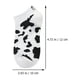 thumbnail image 2 of 2 pares de dibujos animados patrón de vaca calcetines de algodón bajo corte corto calcetines para mujeres niñas, 2 of 7