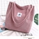 thumbnail image 5 of Bolso de mano para mujer, bolso grande de pana, bolso de mano para mujer, bolso de mano para mujer, bolso de mano para universidad, trabajo, escuela de niñas, 5 of 5