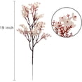thumbnail image 5 of Babys Breath 8 Bundle Real Touch Artificial Flowers Fake Silk Flower Gypsophila Wedding Party Decoration Home Decor(Burgundy), 5 of 5