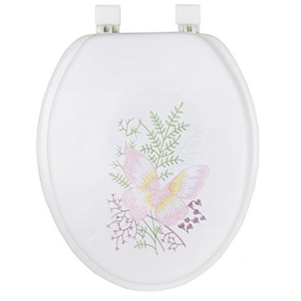 Ginsey Home Solutions Classique Soft Toilet Seat Padded for Extra