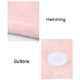 thumbnail image 5 of Toalla de microfibra para el cabello con botón, turbante súper absorbente de secado rápido para mujer, color rosa., 5 of 5