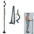 thumbnail image 4 of Portable Walket Stick Offset Cane with Handle for Daily Residential Folding, 4 of 8