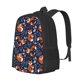 thumbnail image 1 of Disketp Cute Foxes Mochila Minimalista de Gran Capacidad, Mochila de Viaje para Escuela, Trabajo o Uso Diario, 1 of 6