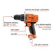 thumbnail image 3 of Rotomartillo 1/2", 20V, sin accesorios,, 3 of 5