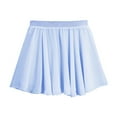 thumbnail image 4 of Alvivi Girl's Ballet Dance Wrap Skirts Circular Chiffon Pull-On Skirt Ballerina Gymnastic Dancewear Light Blue 12-15, 4 of 5