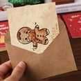 thumbnail image 4 of Retro Christmas Cards - Pack of 6, 6 Assorted Designs Merry Christmas Cards with Envelopes - New Years Cards - Perfect to Send Warm Holiday Wishes to Friends and Family - 4.5"X 3.3", 4 of 6