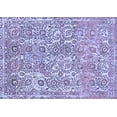 thumbnail image 1 of Ahgly Company Indoor Rectangle Abstract Blue Modern Area Rugs, 5' x 7', 1 of 4