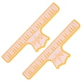 thumbnail image 1 of Belle Apparence Clip de Note de Musique, Accessoires de Performance d'Instrument, Robuste pour Guitare Maison Guitare Basse Pickups DIY Jaune, 1 of 8
