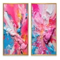 thumbnail image 2 of Designart "Explosions of Color in Pink and Orange II" Abstract Framed Wall Art Set Of 2 - Pink Abstract Framed Wall Art Set Of 2, 2 of 7