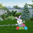 Linjieee Metal Dog Wide Easter Garden Cuttings Easter Signs Animals