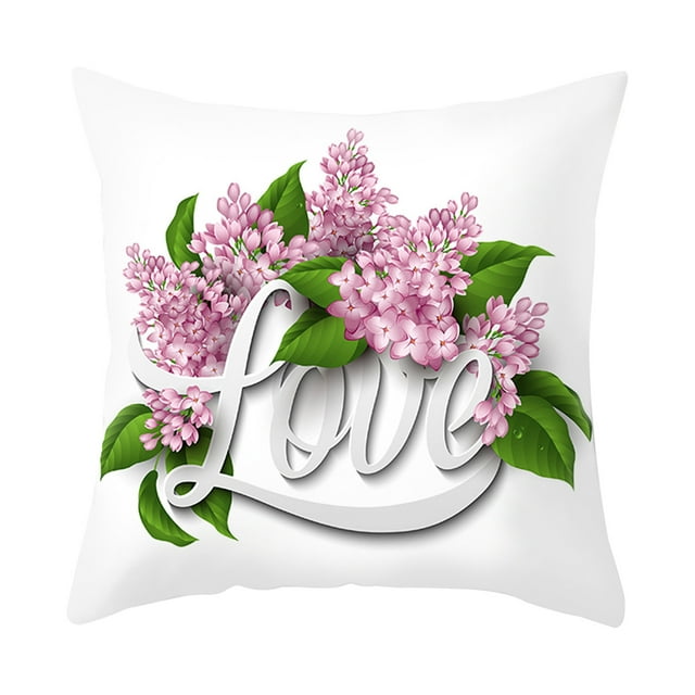 YUTK Small Pillow,Valentine'S Day Pillowcase Printing Pillowcase Peach Pillowcase,Multicolor