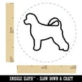 thumbnail image 2 of Portuguese Water Dog Outline Self-Inking Rubber Stamp Ink Stamper - Fuchsia Ink - Mini 1/2 Inch, 2 of 7