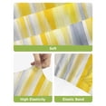thumbnail image 4 of Yellow Gray White Bar Stool Covers Set of 4, Farmhouse Gradient Abstract Art Stretch Washable Bar Chair Covers with Backs, Removable Pub Counter Height Chair Cover for Kitchen Dining Room Cafe, 4 of 7