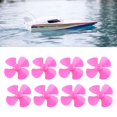 thumbnail image 3 of 4 Blades Propeller, Lightweight Large Thrust 10Pcs Boat Propellers Rotating Accessories with 2mm Hole for Craft for Mechanical Model Making Red,Yellow,Green,Blue,Rose Red, 3 of 7