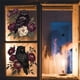thumbnail image 4 of Adhesivo Floral para Ventana con Diseño de Búho, Pájaros, Niña, Peonía, para Dormitorio, Sala de Estar, Decoración Del Hogar, 4 of 6