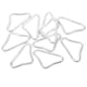 thumbnail image 3 of Piezas de trampolín triangular, hebillas triangulares portátiles, anillos de trampolín profesionales, 10 Uds., 3 of 8